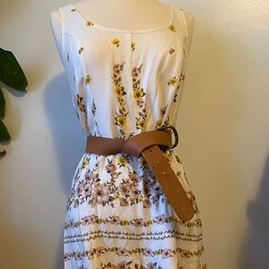 Forever 21 Boho Floral tank sleeveless romper